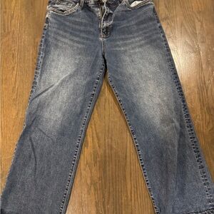 Kut from the Kloth Women's Ankle Crop Jeans — Medium Blue